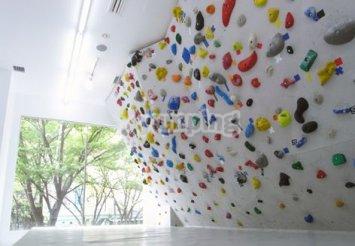 Indoor bouldering room Indoor bouldering room